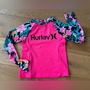 Hurley rash guard girls 6